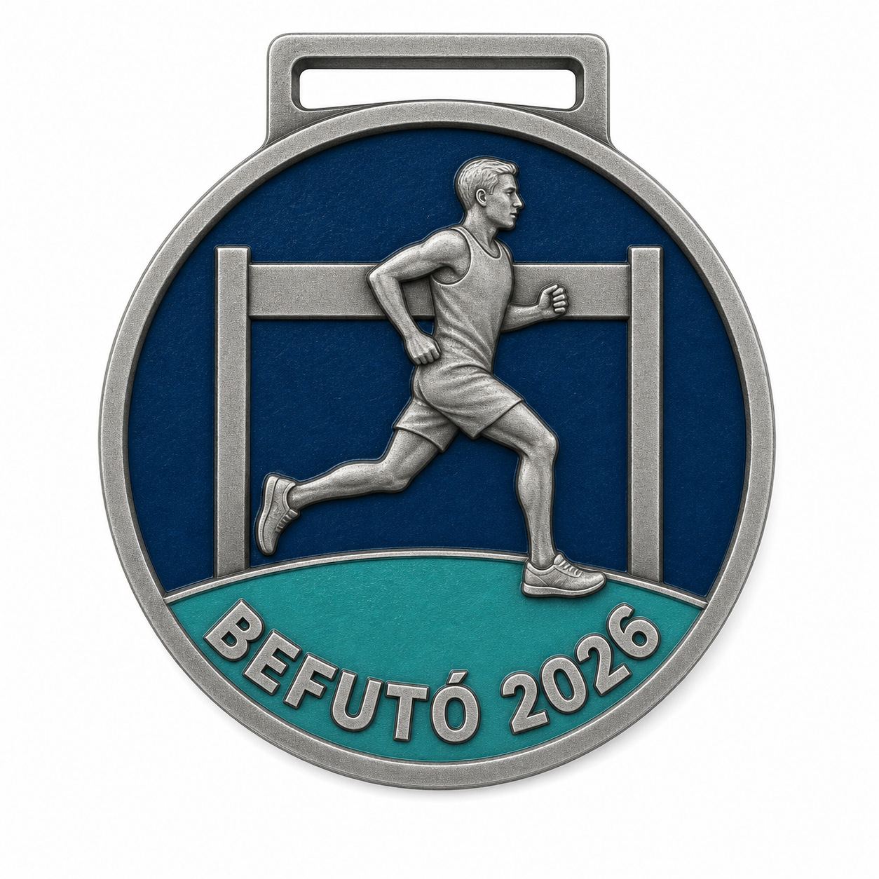 Manufacturable medal concept generated from the example prompt