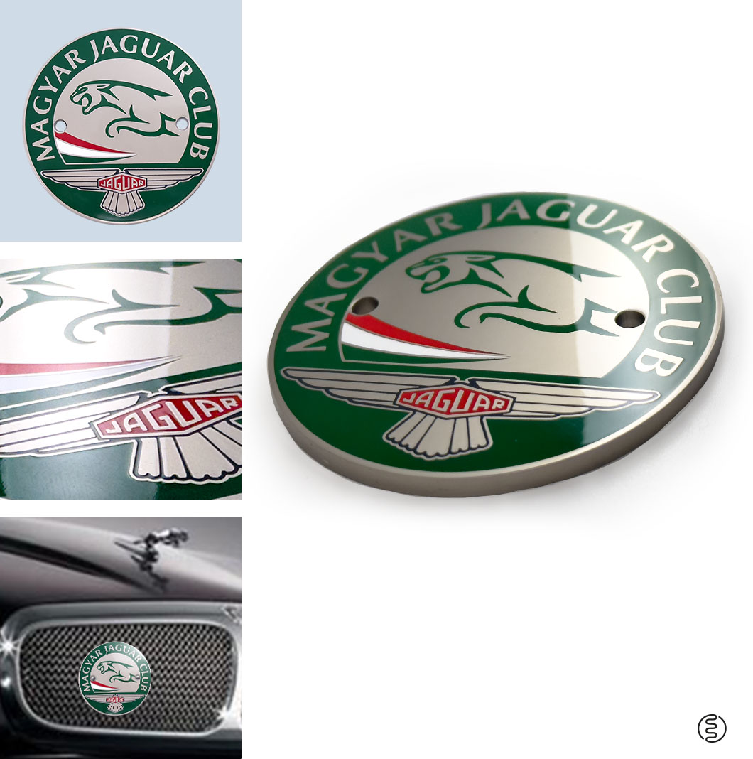Magyar Jaguar Club plakett